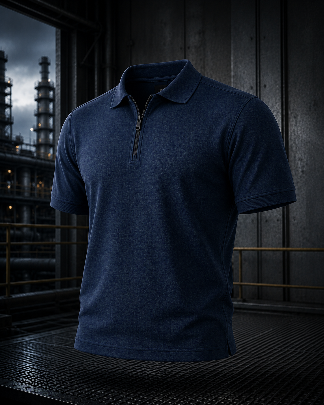 FR9005-FR SEAMLESS Polo Shirts 1/2 zip