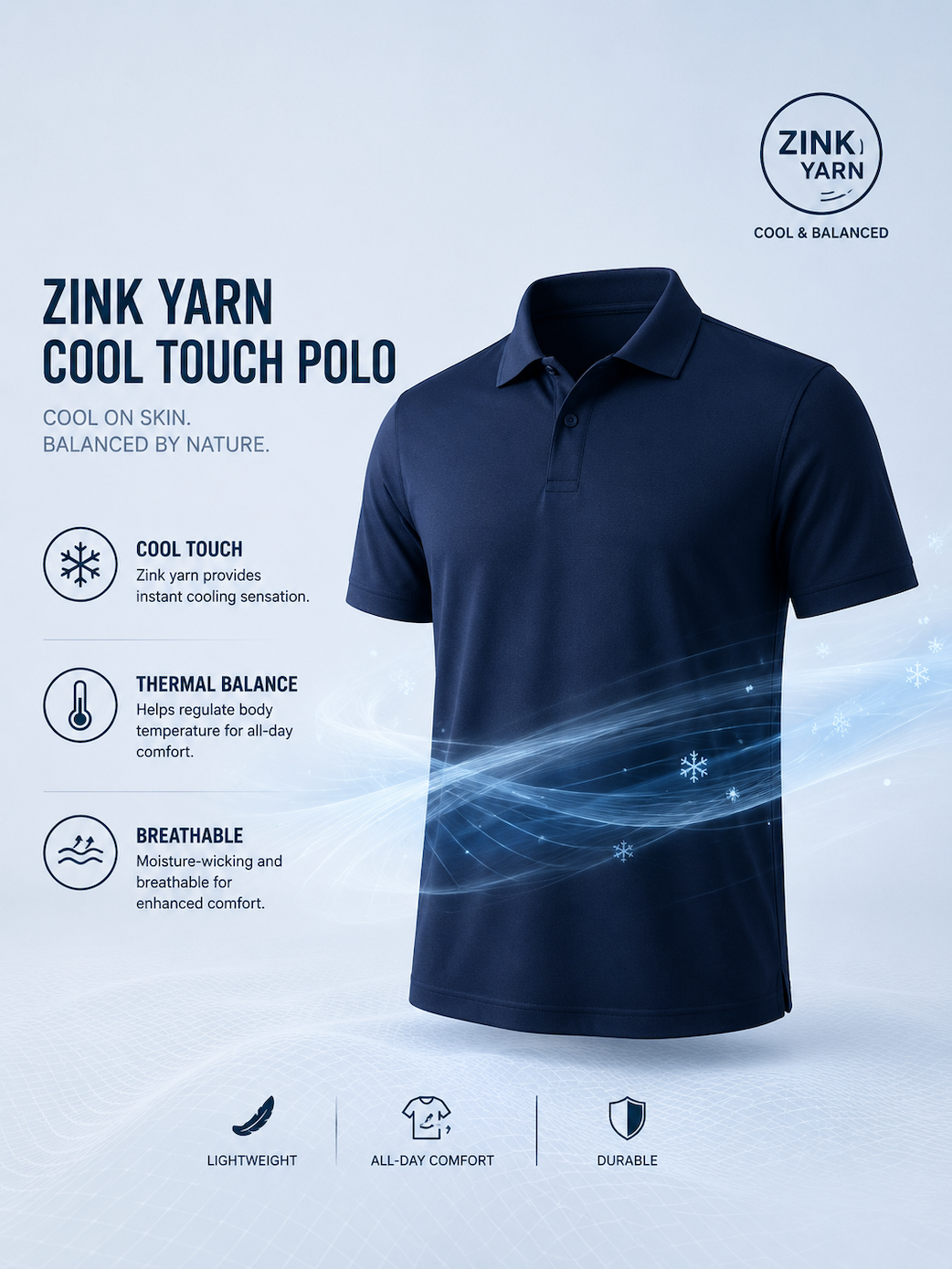 FR9009-FR Cooling Polo Shirt